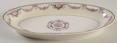 Marseille (Floral, Cream Rim) Relish