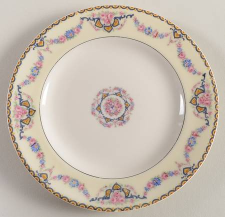 Marseille (Floral, Cream Rim) Bread & Butter Plate