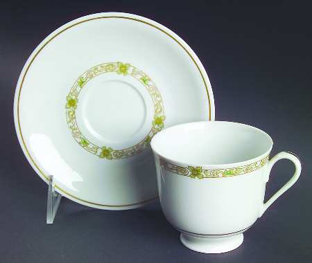 Meurice Footed Cup & Saucer Set