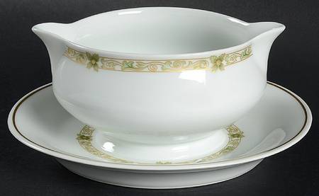 Meurice Gravy Boat with Attached Underplate