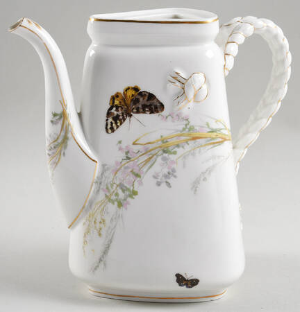 Meadow Visitors (Smooth, No Trim) Coffee Pot No Lid