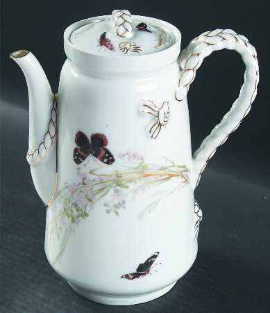 Meadow Visitors (Smooth, No Trim) Coffee Pot & Lid