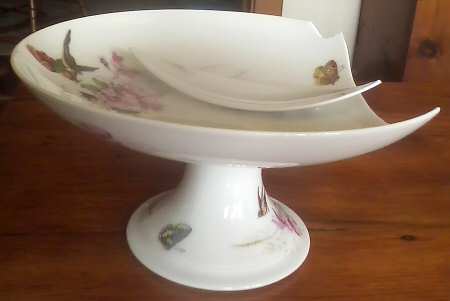 Meadow Visitors (Smooth, No Trim) Round Compote (Height X Width)