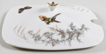 Meadow Visitors (Blank 413) Lid for Tureen