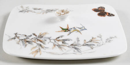 Meadow Visitors (Blank 413) Lid for Square Vegetable