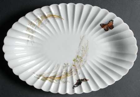 Meadow Visitors (Blank 413) 13" Oval Serving Platter by Haviland