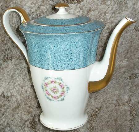 Mezzatint Blue Coffee Pot & Lid