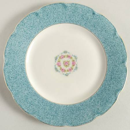 Mezzatint Blue Luncheon Plate