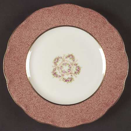 Mezzatint Red Pink Salad Plate
