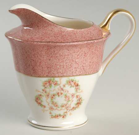 Mezzatint Red Pink Creamer