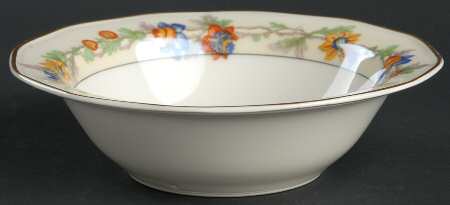Miami Cream Rim Cereal Bowl