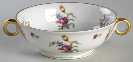 Mignonette Footed Cream Soup Bowl