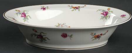 Mignonette 9" Oval Vegetable Bowl