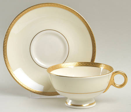 Milford Footed Cup & Saucer Set