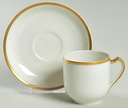 Mirabeau Flat Demitasse Cup & Saucer Set