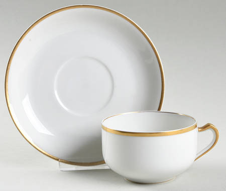 Mirabeau Flat Cup & Saucer Set