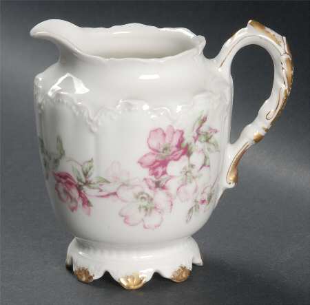 The Miramar (White with Pink Flowers) Creamer