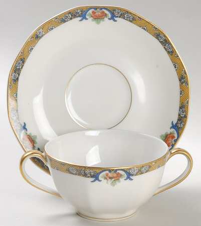 Mogul Flat Bouillon Cup & Saucer