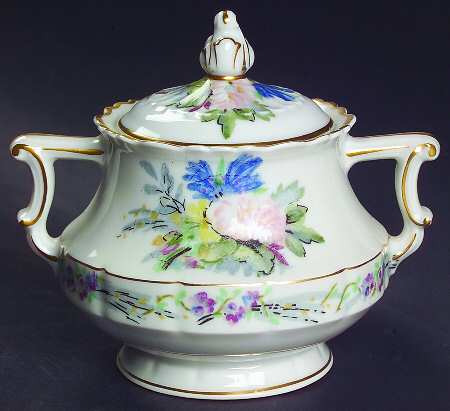 Morning Glory Sugar Bowl & Lid