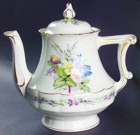 Morning Glory Teapot & Lid