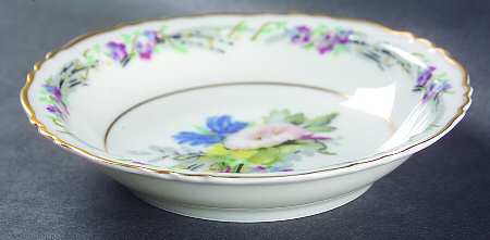 Morning Glory Rim Fruit/Dessert (Sauce) Bowl