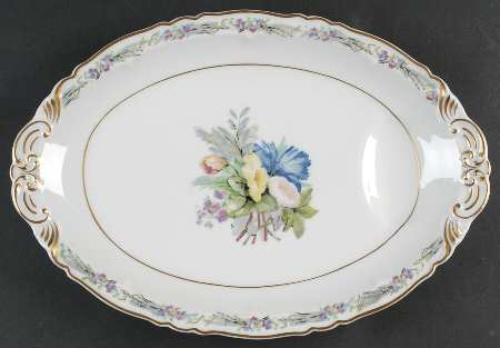 Morning Glory 13" Oval Serving Platter