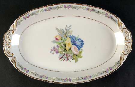 Morning Glory 14" Oval Serving Platter