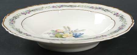 Morning Glory Rim Soup Bowl