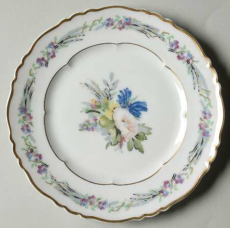 Morning Glory Bread & Butter Plate