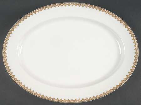 The Monaco 16" Oval Serving Platter