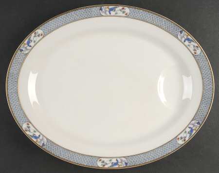 Montmery (Birds) 15" Oval Serving Platter