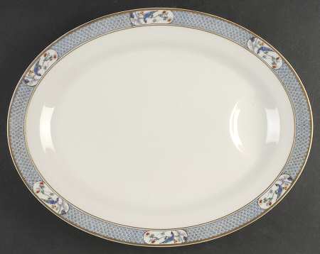 Montmery (Birds) 16" Oval Serving Platter