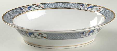Montmery (Birds) 9" Oval Vegetable Bowl
