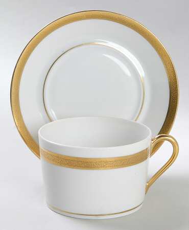 Monceau Flat Cup & Saucer Set