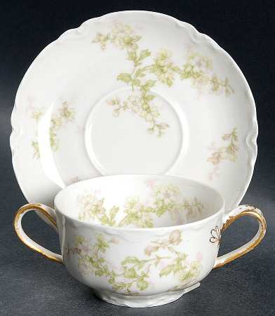 Montebello Bouillon Soup & Saucer Set