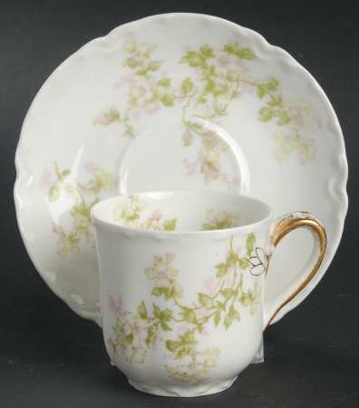 Montebello Flat Demitasse Cup & Saucer Set