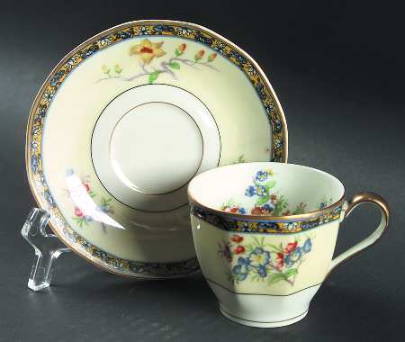 Montreux Flat Demitasse Cup & Saucer Set