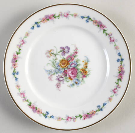 Montrose (White Background) Salad Plate