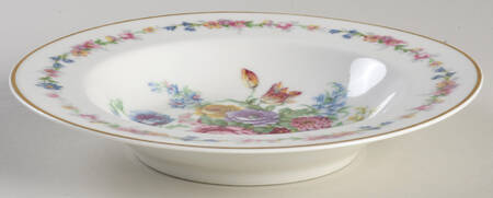 Montrose (White Background) Rim Soup Bowl