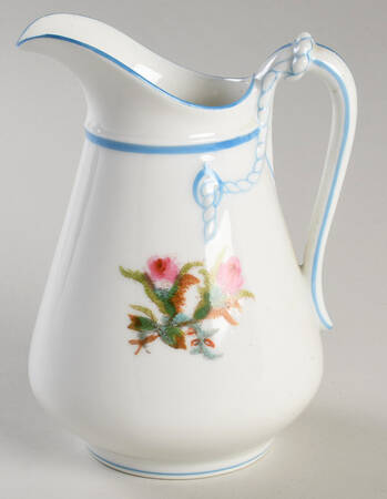 Moss Rose (Blue Trim) Creamer