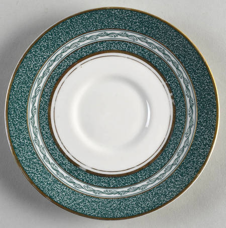Mosaic Blue Green Saucer for Bouillon Cup
