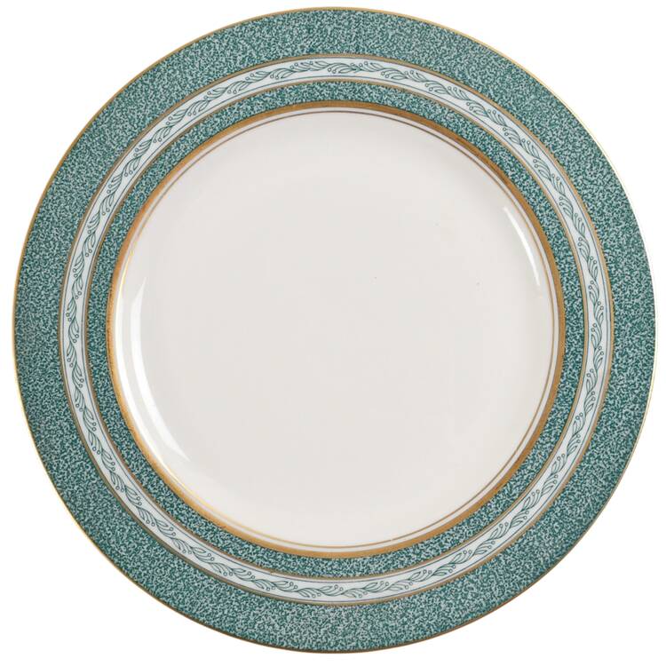 Mosaic Blue Green Salad Plate
