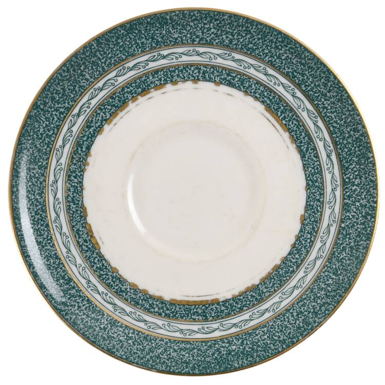 Mosaic Blue Green Saucer