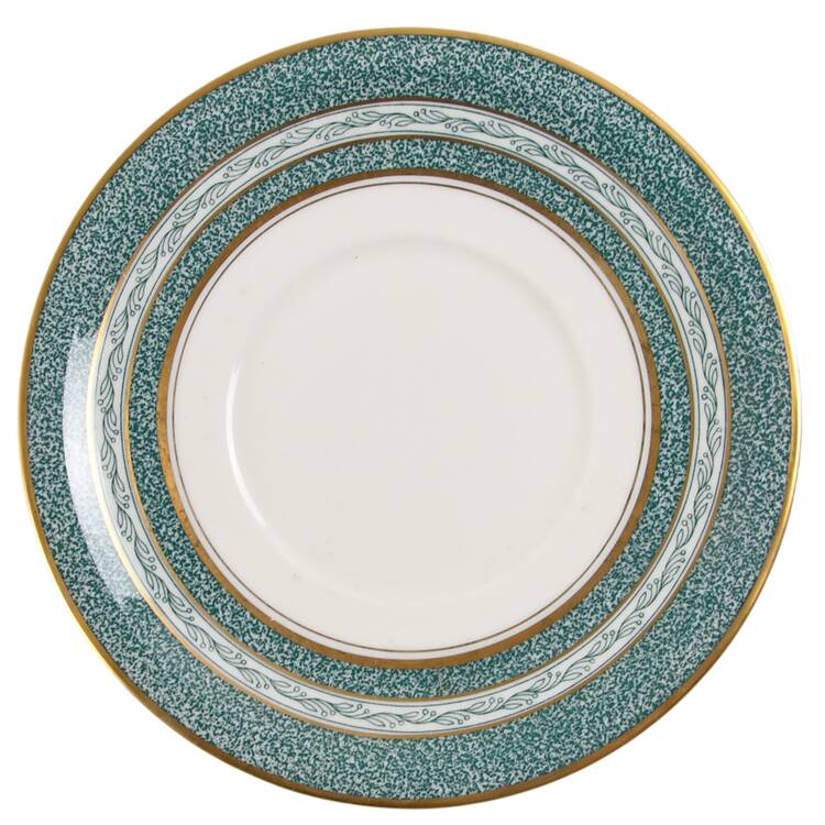 Mosaic Blue Green Saucer for Cream Soup Bowl