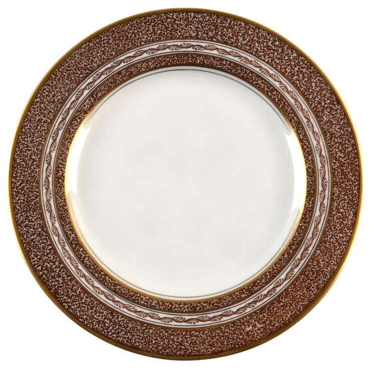 Mosaic Brown Bread & Butter Plate by Haviland