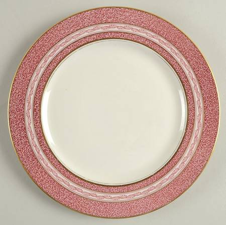 Mosaic Red Luncheon Plate