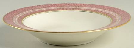 Mosaic Red Rim Soup Bowl