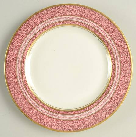 Mosaic Red Bread & Butter Plate