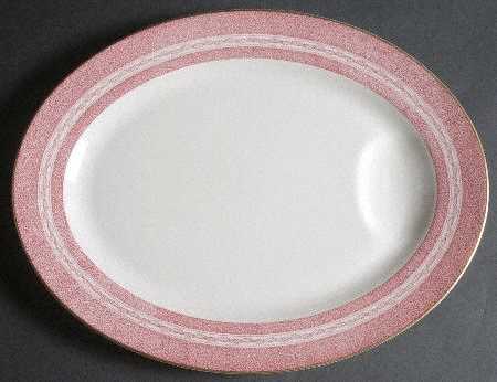 Mosaic Red 14" Oval Serving Platter