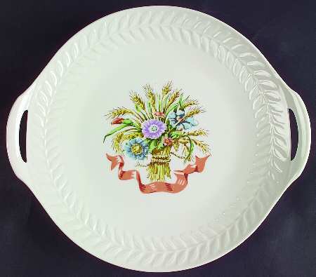 Mt. Vernon (NY, Regents Park) Handled Cake Plate